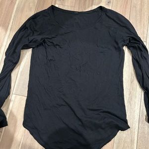 Lululemon Cotton Long Sleeve - Black